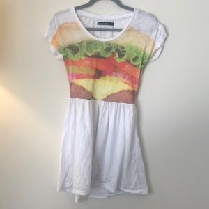 Local Celebrity burger dress XS